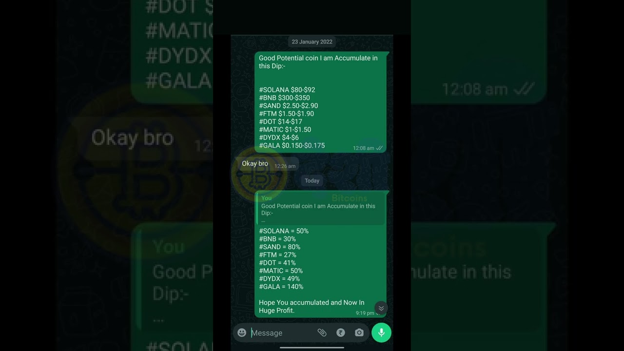 Cryptocurrency Bitcoin & Altcoin Trading Signal 