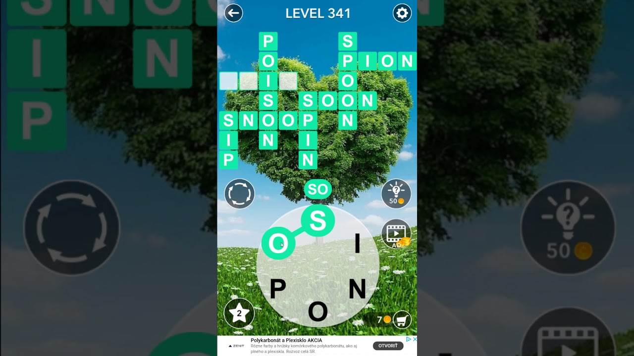 Word Crossword Search level 341