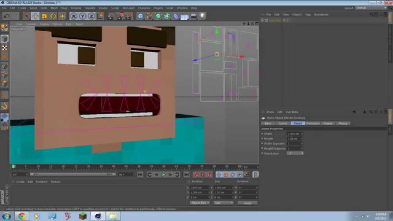 Cinema 4D Minecraft - Paid Steve Rig - Read! [I had a lot of voice cracks in this video ;D]