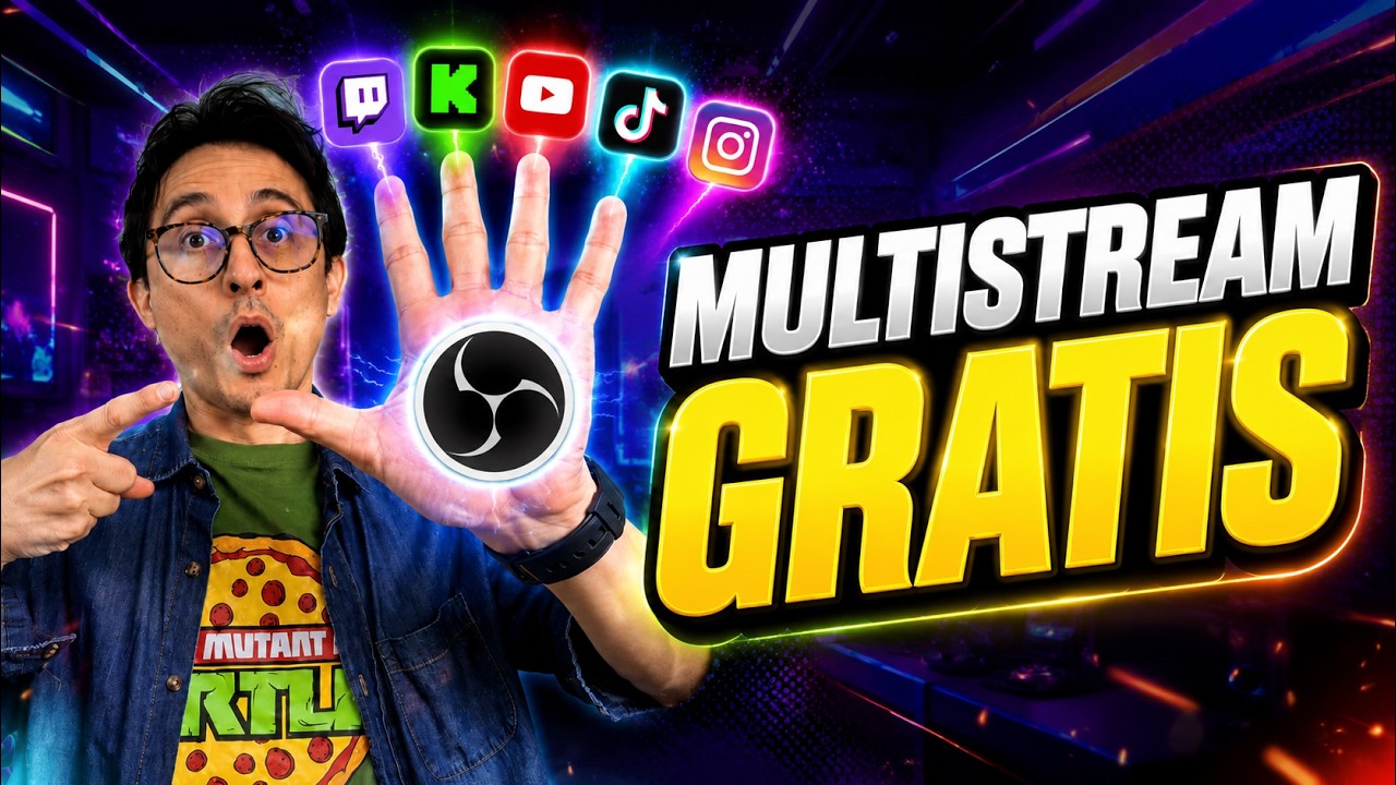 Multistream GRATIS en YouTube, Twitch, Tik Tok y Kick | Plugin OBS 2026