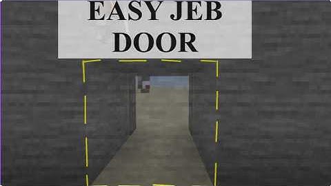 Easy Jeb Door For Minecraft Java