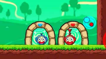 Red and Blue Ball : The Forest - Gameplay Level 1-20 (Android, ios)