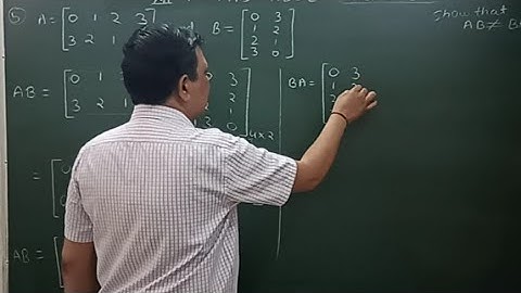 Matrix आव्यूह / class 12 rbse solutions exercise 3.2  Question 5 / multiplication of matrix