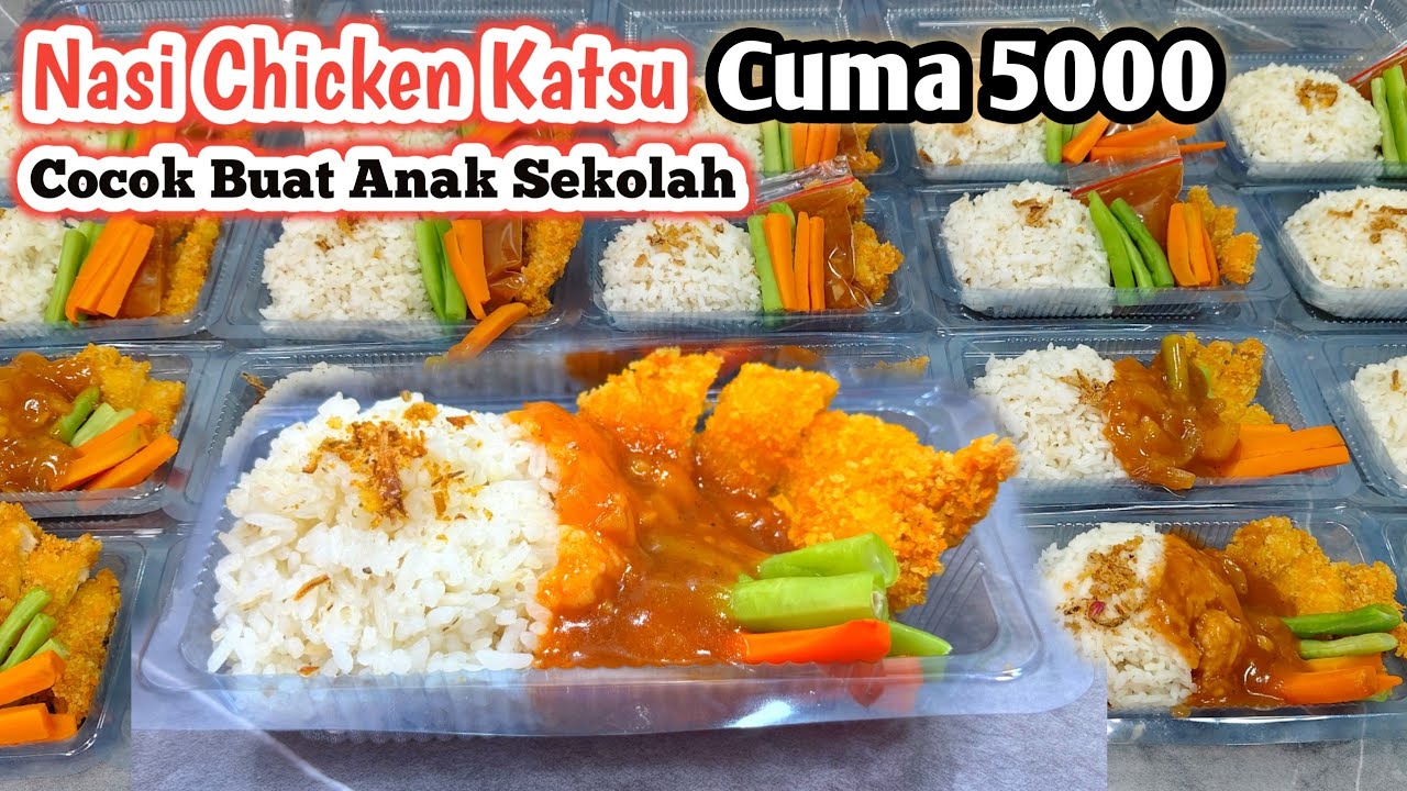 USAHA RUMAHAN MODAL KECIL LARIS MANIS | NASI CHICKEN KATSU Rp. 5000 || BISNIS KEKINIAN