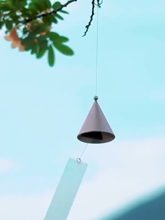 Rose Gold Japanese Wind Chimes, hanging wind chimes outdoors, rose gold wind chime, rose gold ring