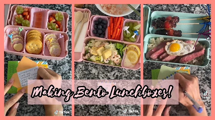 Making Bento Lunch Boxes! | TikTok Compilation 202...