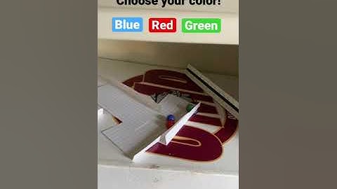 Marble Race: Blue, Red, or Green! #marblerun #marblerace