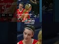 Caitlin Clark's LOGO BOMB and Trash Talk Ignite FIERCE Game! #shorts