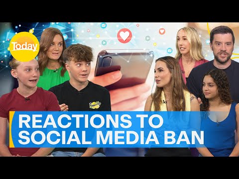 Parents and teenagers react to Australia's social media ban | Today Show Australia thumbnail