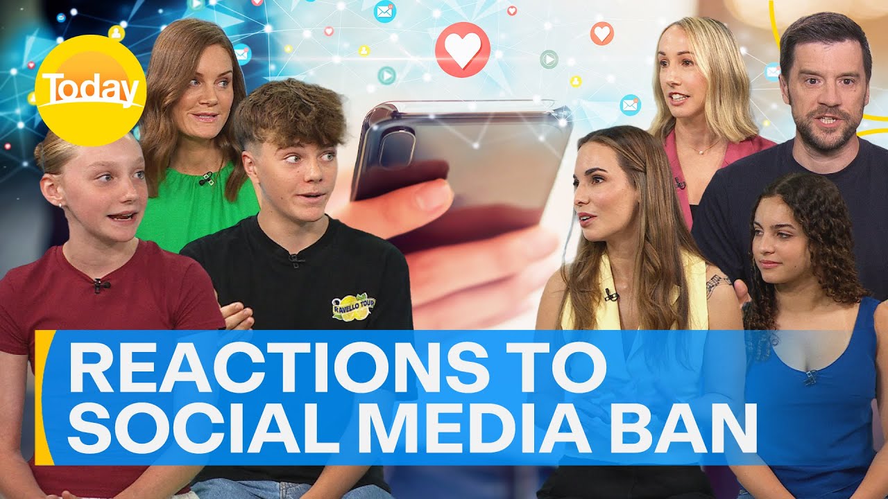 Parents and teenagers react to Australia's social media ban | Today Show Australia