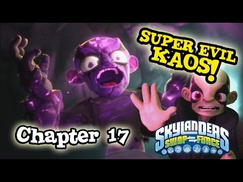 Let S Play Skylanders SWAP FORCE Chapter 17 Cloudbreak Core SUPER EVIL KAOS BATTLE Hard Mode 