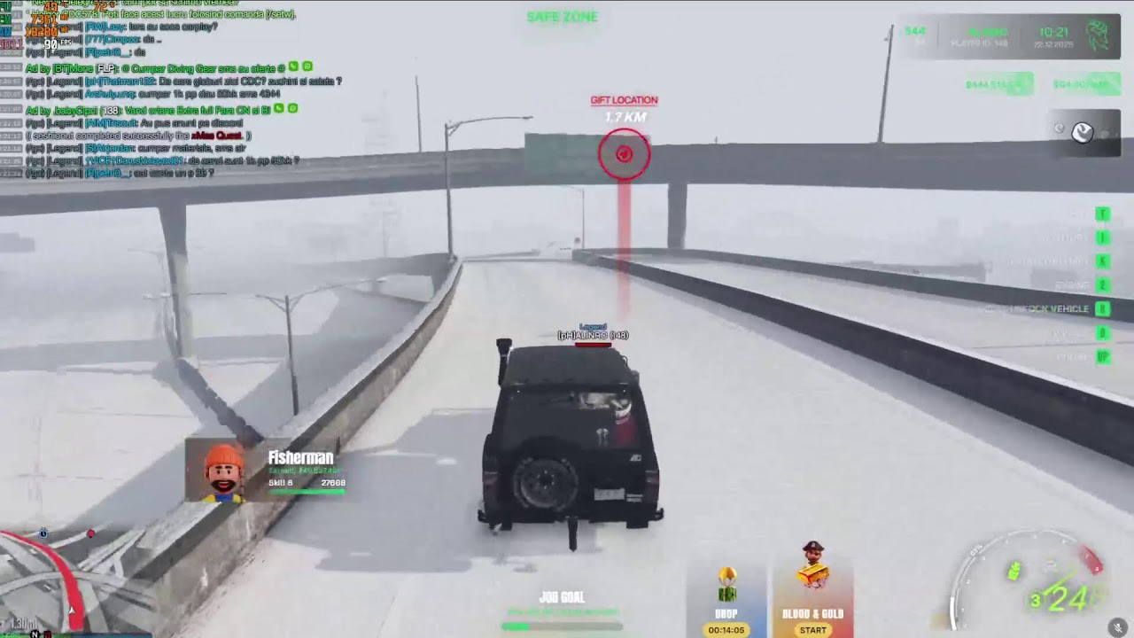 Live B-hood va astept la o vb  facem questul de Craciun