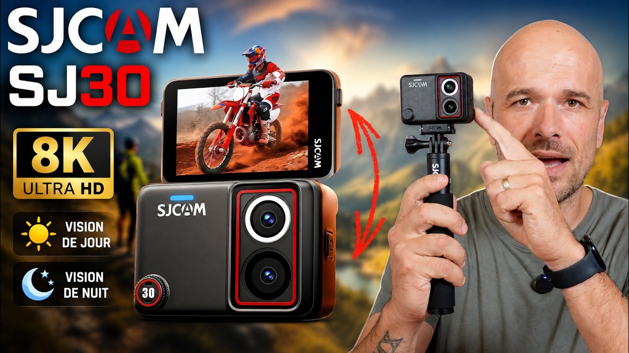 Cette CAMERA d'action est surprenante et MOINS CHERE que les grandes marques  (SJCAM SJ30)