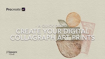 Quick Demo: Collagraph Brushset for Procreate
