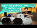 SAUGROBOTER TEST 2020 - Die TOP 5 im VERGLEICH & BESTEN STAUBSAUGER ROBOTER bis 200€, 300€ & 400€!