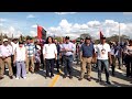 El Jícaro y Jalapa, conectados con nuevo tramo carretero de concreto hidráulico