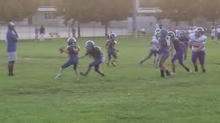 Marshall Center, good DE hands, MW tries to ride outside.