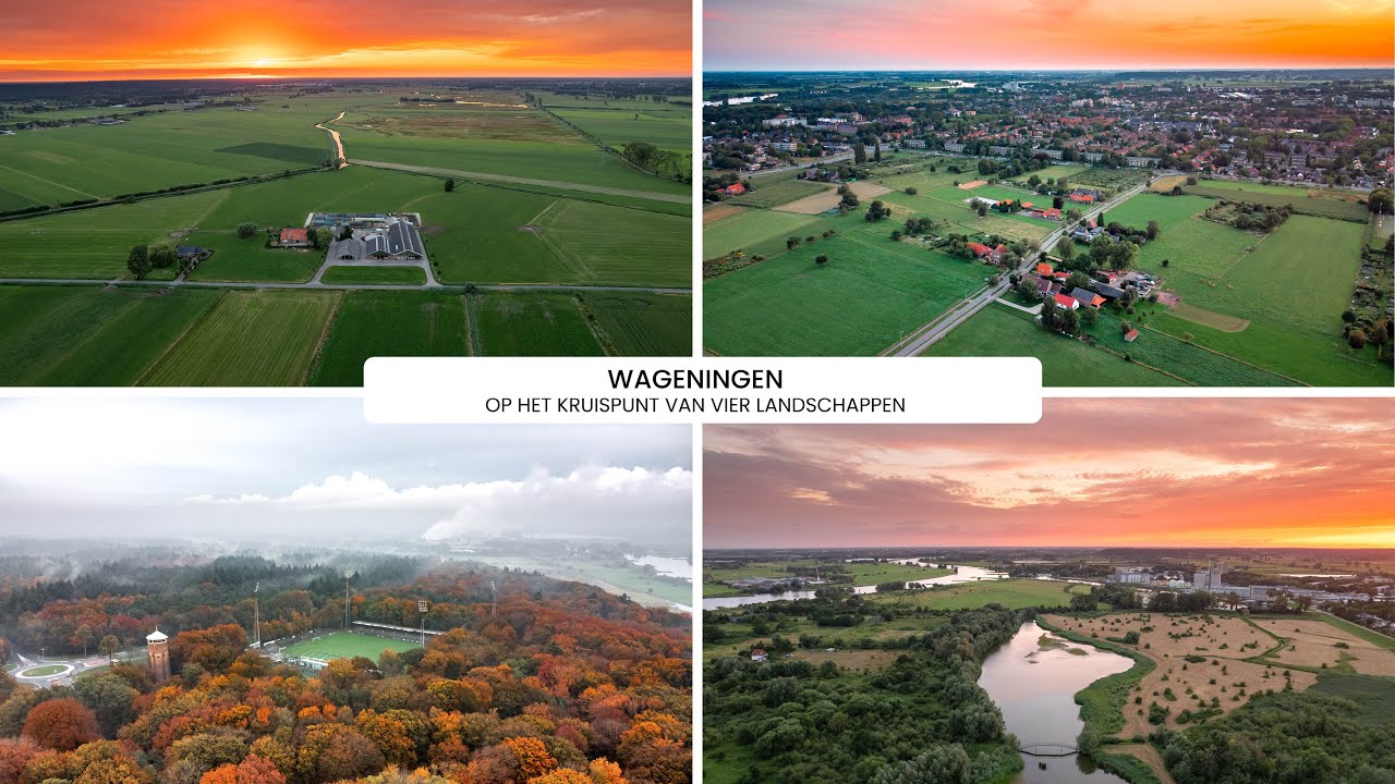 Wageningen op het kruispunt van vier Landschappen