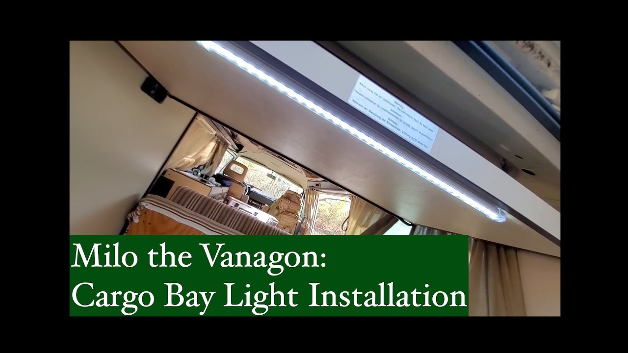 Milo the Vanagon - Install led light above cargo area