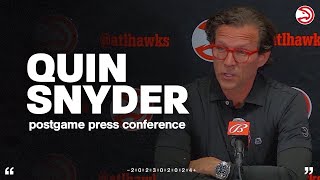 Hawks vs. Nuggets Postgame Press Conference: Quin Snyder