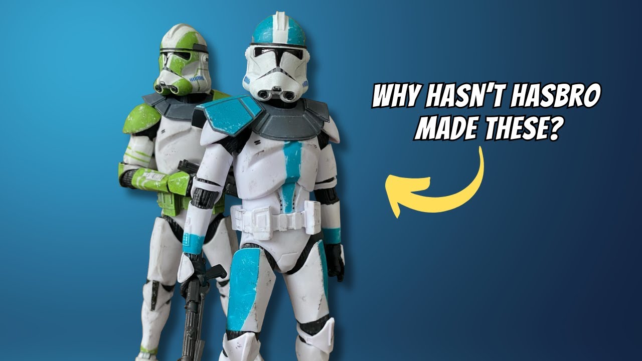 Clone Captain Grey and Howzer - Star Wars Black Series Custom