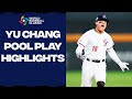 Yu chang is him  2023 pool a world baseball classic highlights