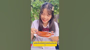 Cô gái mê ăn Xúc Xích Chữ  U 🤣 #shorts #anvat