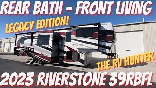 2023 Riverstone Legacy 39RBFL LUXURY Rear Bath Front Living 5th Wheel