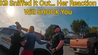 K9 Alerted… She Tried to Hide It 😬 | Bodycam Footage Analysis #patrol #police #unitedstates