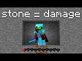 Minecraft UHC but if you TOUCH stone, you take DAMAGE.