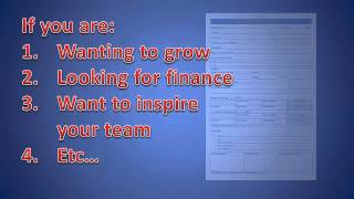 Free One Page Business Plan template
