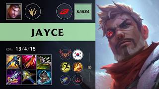 (Karsa) Jayce Jungle vs Jax - KR Grandmaster Patch 26.15