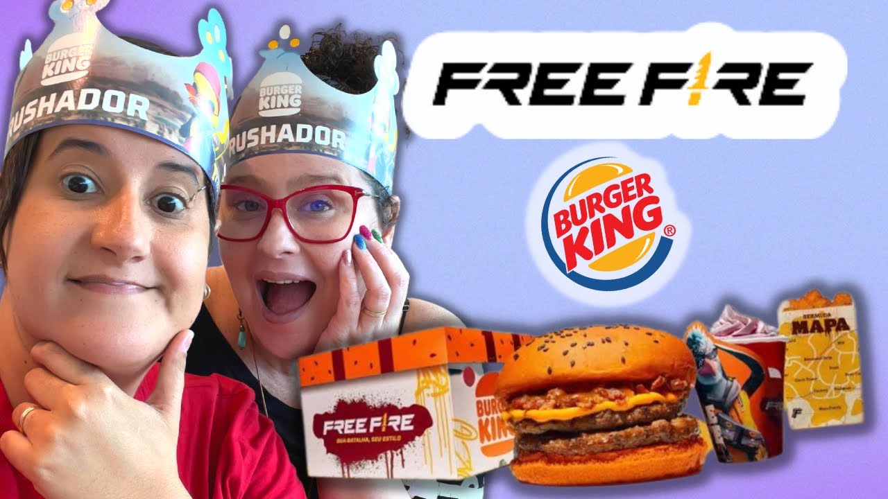 Burger King lança combo Free Fire - Drops de Jogos