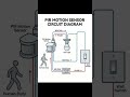 PIR MOTION SENSOR CKT DRAWING #instrumentationengineering