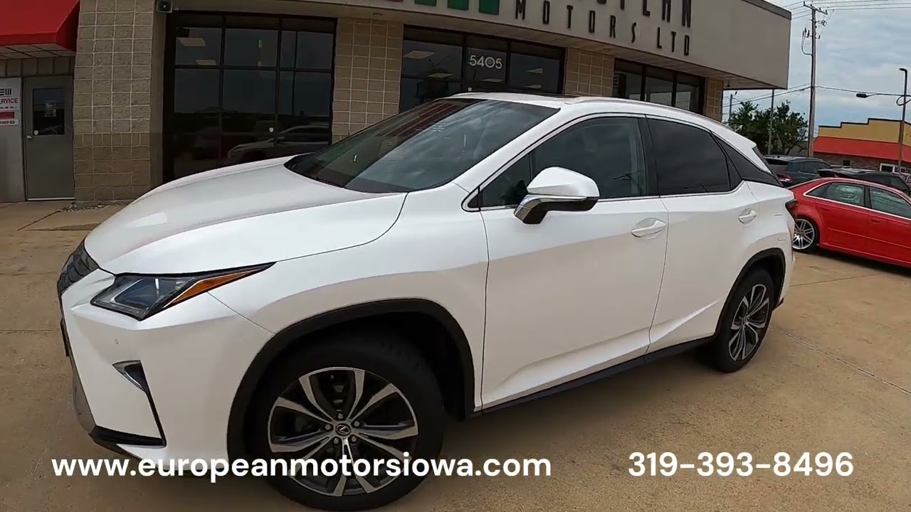 2018 LEXUS RX 350 F SPORT AWD, Clean Carfax! - YouTube