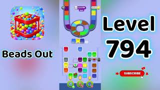 Beads Out Level 794 Walkthrough 🧩✨ | Tricky Bead Puzzle Solution | Go Answer