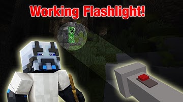 How to MAKE a flashlight in Minecraft with DATAPACKS!