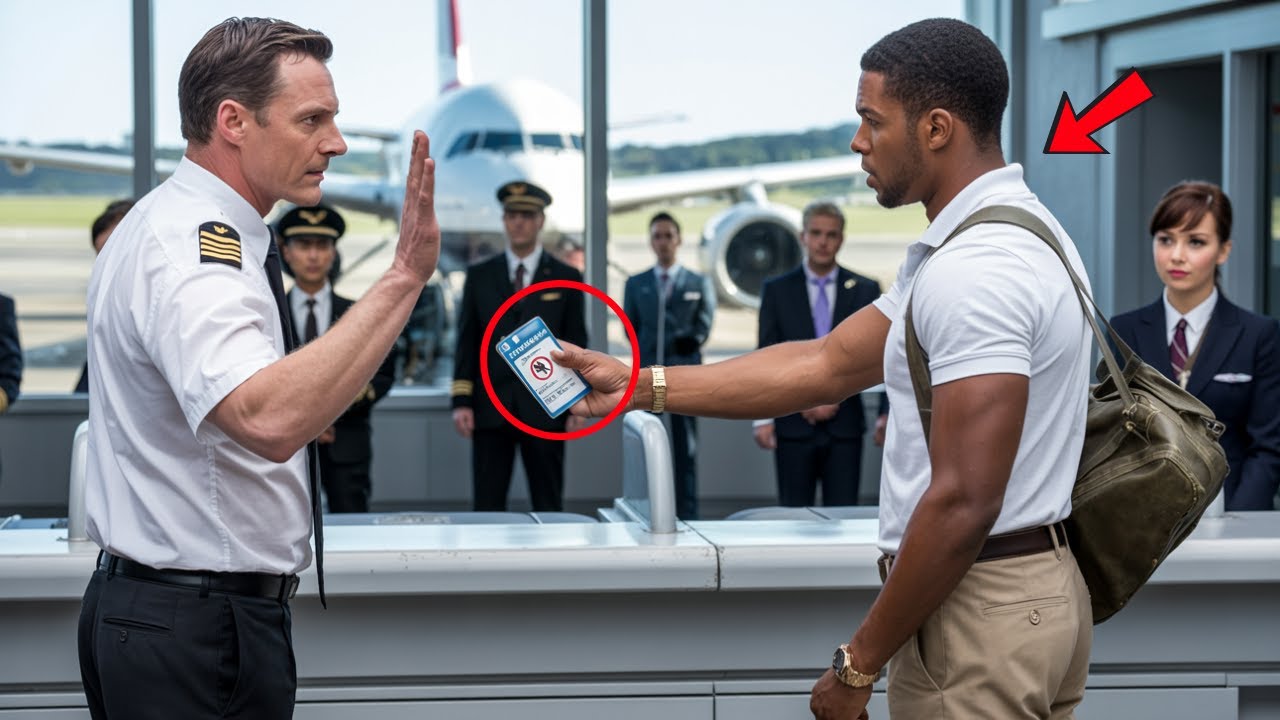 Pilot Refuses to Let Black Man Board Early — Then He Says, “I’m the FAA Inspector. Try Again.”