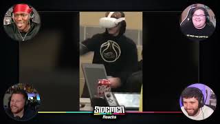 Qué pasa cuando pones a idiotas en VR... ¡Pasan fails graciosos! (Reacción de @sidemenreacts)