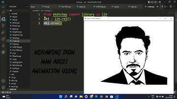 Draw Tony Stark Using Python With Code