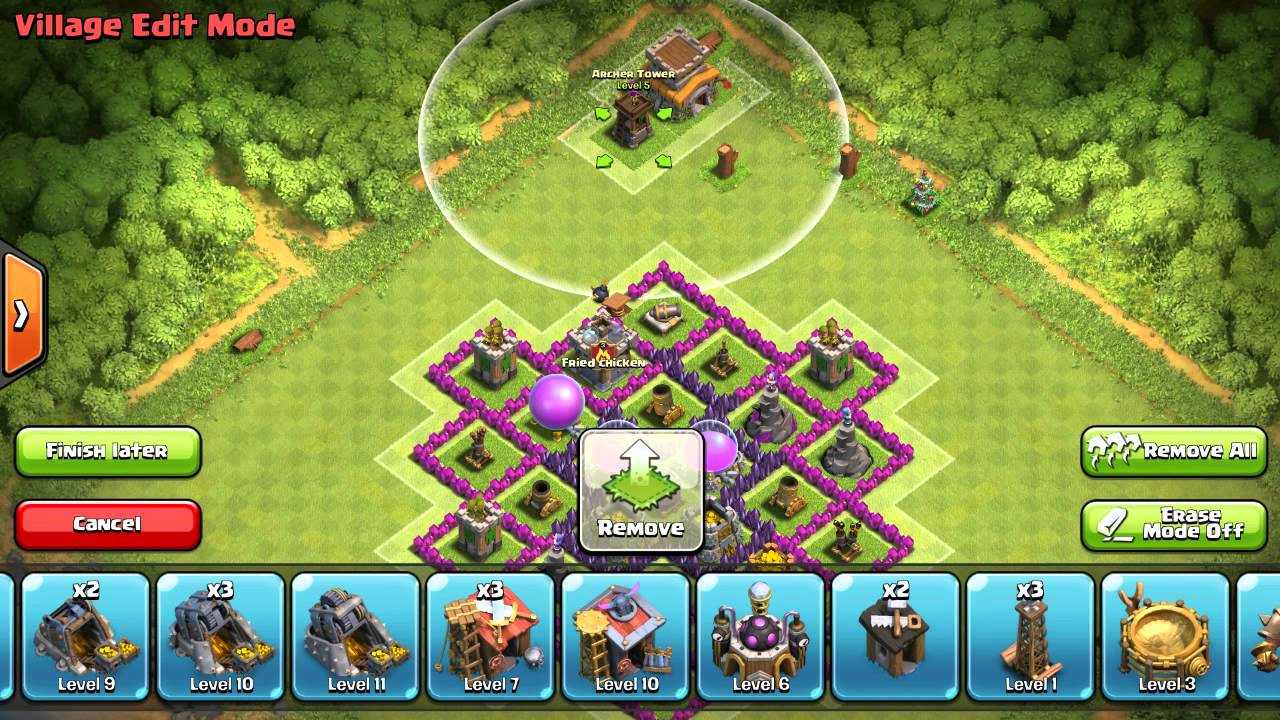 Clash of Clans~Town hall level 8 Farming base