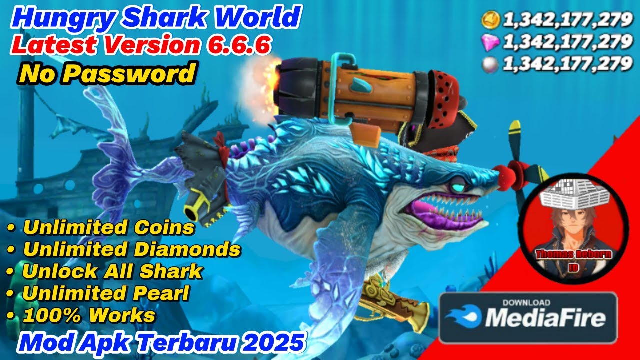 Hungry Shark World Mod Apk 6.6.6 Latest Version 19 Mar