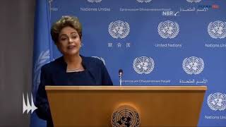 Dilma sugere 'estocar vento' na ONU