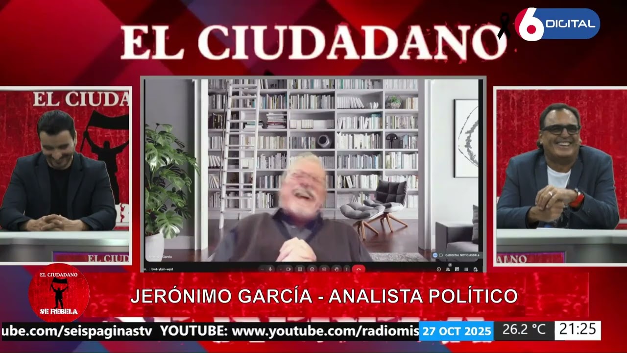 El Ciudadano Se Rebela con Aldo Druetta y Luis Huls columna de Jerónimo García 27-10-25