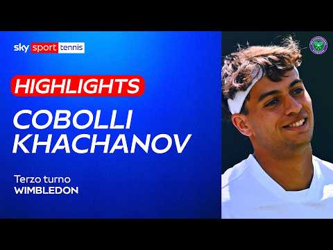 Video Cobolli-Khachanov: gli highlights | Wimbledon