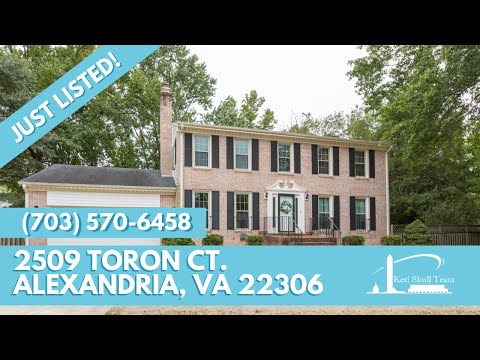 2509 Toron Ct, Alexandria, VA home video tour