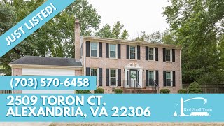 2509 Toron Ct, Alexandria, Va 22306