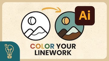 How to Color Your Linework with Shape Builder - Adobe Illustrator Tutorial