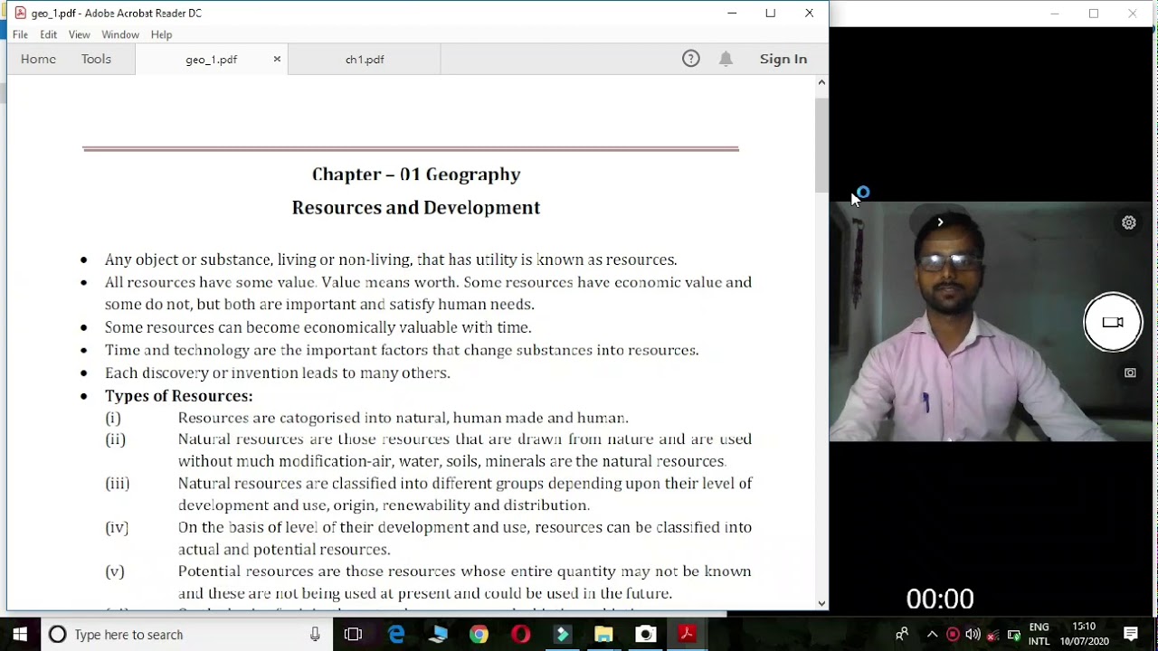 Resources Chapter -1 Revision series - YouTube