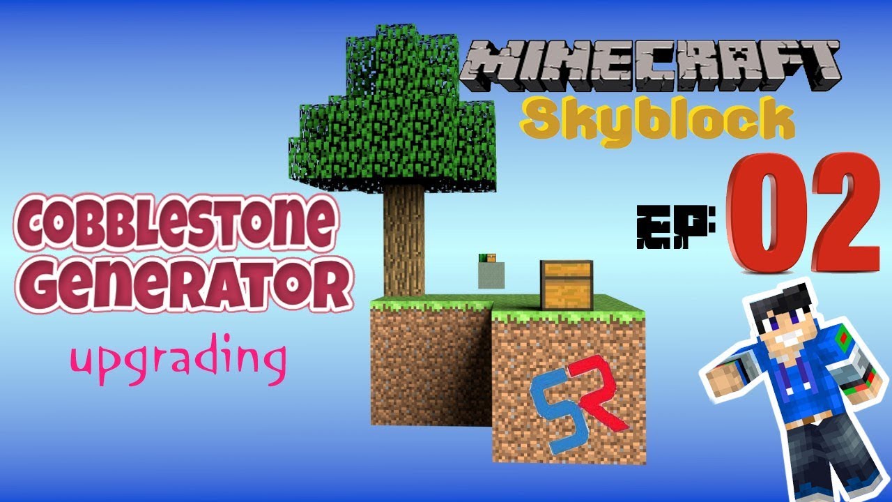 ✔Minecraft SkyBlock | Cobblestone Generator Upgrading! (Bengali)